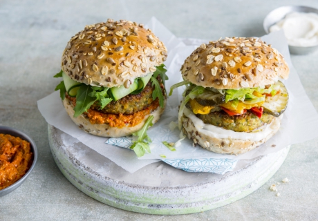 veggie burger | burger de légumes | cook and create