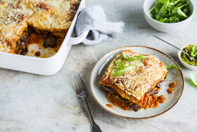 vegetarische lasagne | Italiaanse groentelasagne | Cook & Create