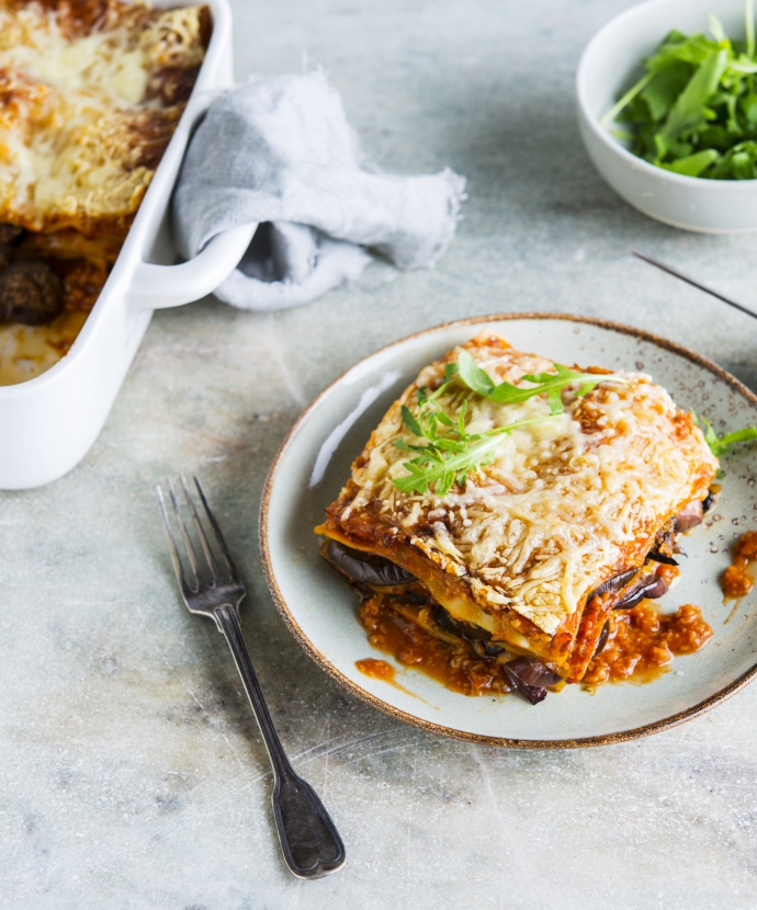 veggie lasagne | groente lasagne | Italiaanse groentenlasagne | vegetarisch bolognese saus | Cook & Create