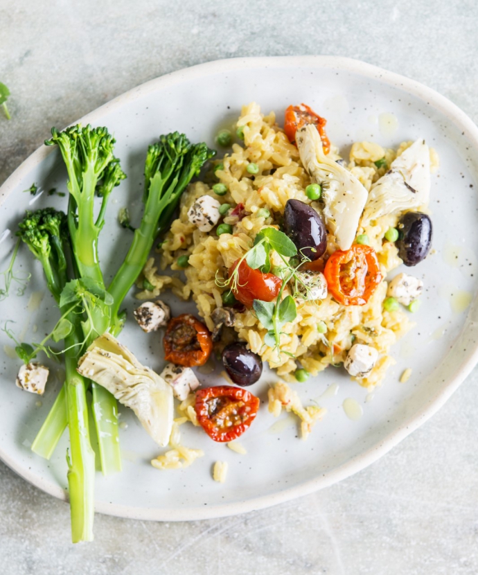 mediterraanse groenten risotto | veggie risotto | Cook & Create